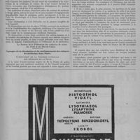 0345 - Page 433 - Questions professionnelles. Un communiqué du Syndicat national des médecins de Mines (Béthune Pas-de-Calais) / A propos de la circulation et du stationnement des voitures de médecins dans Paris. Communiqué de la Chambre syndicale des médecins de la Seine
