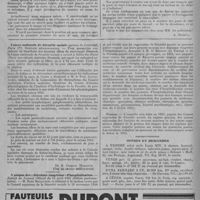0354 - Page 442 - Informations et nouvelles diverses. Actualité. Vive la paresse... ! / Caisse nationale de sécurité sociale (avenue de Lowendal, Paris (7e). Service médico-social / A propos des « dépenses exagérées » d'hospitalisation.- Extrait du journal officiel du 15 avril 1951 (Débats parlementaires) / Offres et demandes