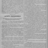 0358 - Page 450 - Variété. La thérapeutique du Taedium Vitae / Intérêts professionnels. Une importantes réunion du Comité intersyndical des médecins de la région parisienne