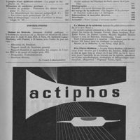 0387 - Page 487 - Sommaire du n° 25 / Informations. Maison du médecin (reconnue d'utilité publique) / La maison de la médecine / Prix Platet-Mathieu