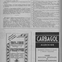 0396 - Page 496 - Informations et nouvelles diverses. Congrès et réunions. IIIe Congrès de la Société européenne d'hématologie (Rome, 3 au 6 octobre 1951) / IIIe Congrès médical international d'Évian (7, 8 et 9 septembre 1951)