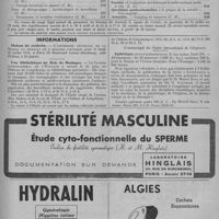 0427 - Page 539 - Sommaire du n° 28 / Informations. Maison du médecin / Une bibliothèque au bois de Boulogne / Esthétique, revue bimestrielle, 9, rue Auber, Paris (9e)