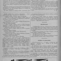 0434 - Page 546 - Actualité. Camping et vacances / Comité médical des croisières françaises.- Itinéraire-horaire de la croisière du « Kairouan » / Nécrologie / Offres et demandes