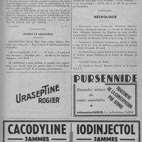 0439 - Page 555 - Variété. Brève histoire de la lumière (A suivre) / Offres et demandes / Nécrologie
