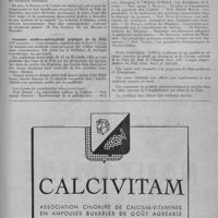 0455 - Page 575 - Informations et nouvelles diverses. Congrès et réunions. XXVIIIe Congrès français de médecine (Bruxelles, du 27 au 30 septembre 1951) / Semaine médico-chirurgicale pratique de la Pitié (VIe session)