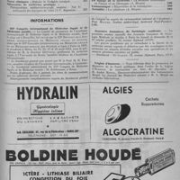 0467 - Page 595 - Sommaire du n° 32 / Informations. IIIe Congrès international de médecine légale et de médecine sociale / Journées françaises de sociologie médicale / Légion d'honneur