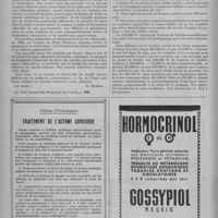 0478 - Page 610 - En marge de la médecine. La méthode scientifique en France et en Allemagne (Suite) (A suivre) / Questions professionnelles