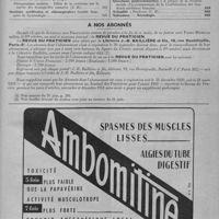 0507 - Page 655 - Sommaire du n° 37 / A nos abonnés