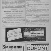 0511 - Page 659 - En marge de l'histoire de la médecine. Le selago, plante magique de la médecine gauloise, par Albert Garrigues. - (Suite) (A suivre) / Questions professionnelles. A propos de la sécurité sociale et de sa gestion. Un communiqué de la confédération des Syndicats médicaux français