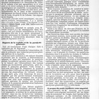 0198 - Page 197 - La semaine médicale. Abcès séreux / Mutisme hystérique / Rapports de la syphilis et de la paralysie générale / A propos du pouls capillaire sous-unguéal