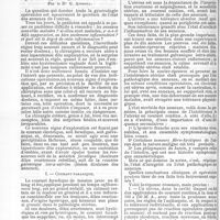 0613 - Page 536 - Gynécologie. Contributions nouvelles du traitement électrique, faradique et galvanique, au diagnostic en gynécologie, par le Dr G. Apostoli