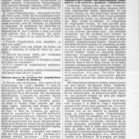 0624 - Page 547 - La semaine médicale. Traitement par l’électrolyse cuprique des métrites et tumeurs fibreuses / Nouveau moyen de vacciner les populations contre le choléra / Influence sur l'enfant des médicaments administrés à la nourrice pendant l'allaitement