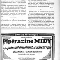 1002 - Page XIII-1009 - Correspondance. Affectations des médecins, pères de sept enfants / Les indemnités des officiers en permission