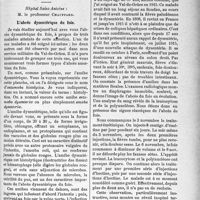0004 - Page 5 - Partie scientifique. Clinique médicale, Hôpital Saint-Antoine : M. le professeur Chauffard. L’abcès dysentérique du foie