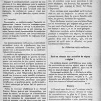 0034 - Page 35 - Partie médico-militaire. Au front et à l’arrière. Au fil de l’actualité. Le médecin de régiment. L’appel d’un parent pauvre / Peut-on obtenir une mutation de région à région ?