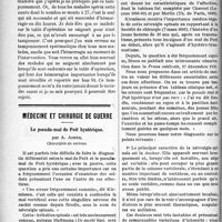0059 - Page 60 - Partie scientifique. Clinique chirurgicale, Hôpital Lariboisière : Dr Marion. Indications et technique de quatre interventions / Médecine et chirurgie de guerre. Le pseudo-mal de Pott hystérique, par A. Aimés