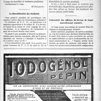 0070 - Page XI-71 - Correspondance. A propos de la fermeture annoncée d’une école de médecine du fait de l’épidémie de grippe [Dr Bousquet] / La démobilisation des étudiants / Indemnités des officiers du Service de Santé nouvellement nommés