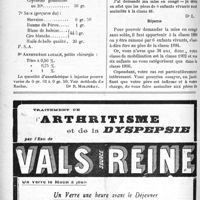 0117 - Page 118-XII - Partie scientifique. Notes de pratique quotidienne. De quelques indications de la stovaïne / Correspondance. La mise en congé sans solde