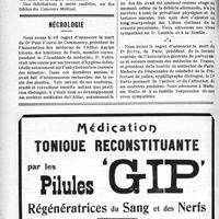 0123 - Page 124-XVIII - Correspondance. Le livre d’or du corps médical français. Citations / Légion d’honneur / Nécrologie [Paul Fabre, Lambin, Butte]