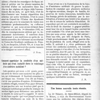 0148 - Page 149 - Propos du jour. La situation difficile des médecins démobilisés. L’office de renseignements sur les postes médicaux vacants [J. Noir] / Comment apprécier la conduite d’un médecin qui s’est installé dans le voisinage d’un confrère mobilisé ? / Une bonne nouvelle toute récente