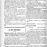 0173 - Page 174 - Partie professionnelle. Les problèmes d’après-guerre. La profession médicale au lendemain de la Paix. Confrères, soyons unis, (Suite et fin) / La vie syndicale. Documents transmis à M. le Ministre de l’Intérieur, le 23 janvier 1919, par le Conseil de l’Union des Syndicats Médicaux de France