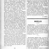 0237 - Page 238 - Partie professionnelle. La vie syndicale. L’organisation d’un Ministère de la Santé Publique, (Suite). Rapport de l’Union des Syndicats médicaux de France / Nouvelles. Remplacements / Enseignement supérieur libre