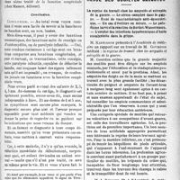 0254 - Page 255 - Partie scientifique. Pathologie chirurgicale infantile. La luxation congénitale de la hanche, par F. Calot / Revue des sociétés savantes. La reprise du travail chez les amputés et estropiés de la guerre. — Le sérum camphré dans la grippe. — Essai de vaccinothérapie anti-dysentérique, — Un cas d’écriture en miroir, — Le paludisme larvé et la réaction de Bordet-Wassermann, — L’emploi des injections hypodermiques d’huile eucalyptolée dans la grippe