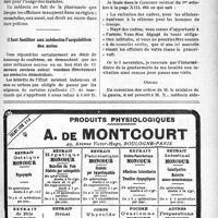 0270 - Page XVII-271 - Correspondance. Le sucre et les médecins propharmaciens [Dr de Lafont] / Il faut faciliter aux médecins l’acquisition des autos / La nouvelle procédure de la radiation des cadres