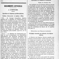 0328 - Page 329 - Partie médico-militaire. Au front et à l’arrière. La réquisition militaire des médecins civils / Documents officiels. A l’officiel. Questions et réponses parlementaires