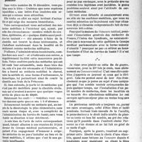 0366 - Page 367 - Partie professionnelle. Déontologie d’après-guerre. Question délicate. Le retour des médecins mobilisés. La liberté du médecin de s’installer où il lui plaît doit-elle être restreinte ? Quelques opinions différentes de nos correspondants
