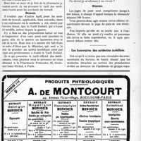 0380 - Page XXI-381 - Correspondance. L’impôt sur les bénéfices de la profession médicale / Le tarif Dubief / Recouvrement d’honoraires / Les honoraires des médecins mobilisés