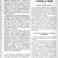 0401 - Page 402 - Partie scientifique. Revue des sociétés savantes. Septicémie méningococcique à type de fièvre intermittente. — Leucémie aiguë et spirochétose ictéro-hémorrhagique. — Les vergetures transversales lombo-sacrées et leur signification / A travers la presse. L’angine de poitrine tabagique / La céphalée traumatique ou le syndrome céphalalgique