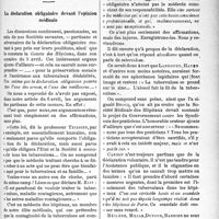 0408 - Page 409 - Partie professionnelle. La lutte anti-tuberculeuse. La déclaration obligatoire devant l’opinion médicale