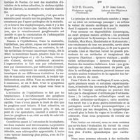 0444 - Page 445 - Partie scientifique. Clinique chirurgicale, Hôpital Necker : M. le prof. Pierre Delbet. Cancer du sein et mammite chronique / Sou médical / Physiologie pathologique. Estimation de l’énergie cardiaque par les variations du rythme et des tensions à l’effort, par le Dr E. Dalous, le Dr Jean Girou