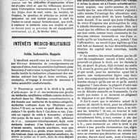 0461 - Page 462 - Partie médico-militaire. Documents officiels. Décret du 4 février 1919 relatif aux médecins mobilisés comme officiers combattants / Intérêts médico-militaires. Solde. Indemnités. Rappels