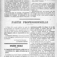 0493 - Page 494 - Partie scientifique. Bibliographie critique. II, Syphilis, paludisme, amibiase. Traitement initial et cure de blanchiment, par Paul Ravaut, chez Masson et Cie, éditeurs, Paris, 1919 / III, Les Archives de la Grande Guerre / Partie professionnelle. Hygiène sociale. Le Congrès interallié d’hygiène sociale pour la reconstitution des régions dévastées par la guerre