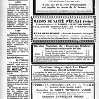 0495 - Page 496-XII - Abonnements / Avis / Avis