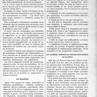 0536 - Page 537 - Partie scientifique. A travers la presse. Les petits signes de l’aérophagie / Les parotidites / Les accidents cérébraux au cours des interventions sur la plèvre