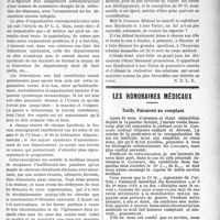 0550 - Page 551 - Partie professionnelle. La vie syndicale et professionnelle. Des Syndicats, des Fédérations et de l’Union / Les honoraires médicaux. Tarifs. Paiement au comptant