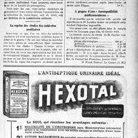0554 - Page XIX-555 - Correspondance. Prorogation des locations postérieures à la mobilisation / La reprise des études des médecins auxiliaires / A propos d’une « incompatibilité médicamenteuse »