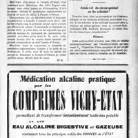 0566 - Page VII-567 - Correspondance. Assistance médicale gratuite / Les médecins de l'A. O. n'obtiennent pas leurs permissions réglementaires / Existe-t-il du sérum quininé au fer colloïdal ?