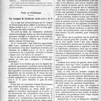 0587 - Page 588 - Partie professionnelle. La vie syndicale et professionnelle. Signe des temps. Vers le syndicalisme intégral / Un bouquet de Syndicats variés à la C. G. T / Assistance publique. Réorganisation du Conseil supérieur de l’Assistance Publique