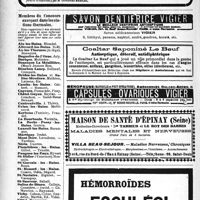 0595 - Page 596-XVI - Avis important / Membres du Concours exerçant dans les stations thermales / Membres du Concours exerçant dans les stations balnéaires