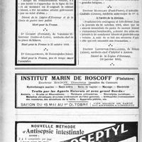 0601 - Page 602-XVIII - Correspondance. Le livre d’or du corps médical français. Morts pour la France / Citations. Décorations