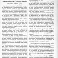 0634 - Page 635 - Partie professionnelle. Bibliothèque du praticien. L’Agenda-Memento du « Concours médical », (Cinquième édition 1920)