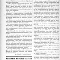 0639 - Page 640 - Partie professionnelle. Mutualité familiale. L’indemnité-maladie. Ce que la Mutualité a fait pour aider les sociétaires victimes de la guerre / Assistance médicale gratuite. Dans le Finistère