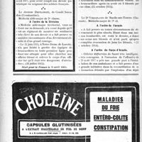 0649 - Page 650-XVI - Correspondance. Le livre d’or du corps médical français. Morts pour la France / Citations. Décorations