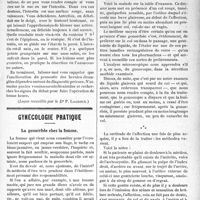 0670 - Page 671 - Partie scientifique. Clinique chirurgicale, Hôtel-Dieu : M. le professeur Hartmann. Les hernies étranglées / Gynécologie pratique. La gonorrhée chez la femme [Dr Galand]