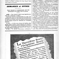 0707 - Page 708-IV - Office de Renseignements du « Concours » / Dons / Demandes et Offres. Avis