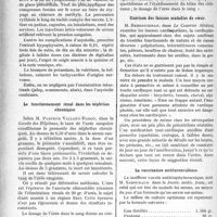 0729 - Page 730 - Partie scientifique. A travers la presse. Les tachycardies. Diagnostic et traitement / Le fonctionnement rénal dans les néphrites chroniques / Guérison des fausses maladies de coeur / La vaccination antifuronculeuse